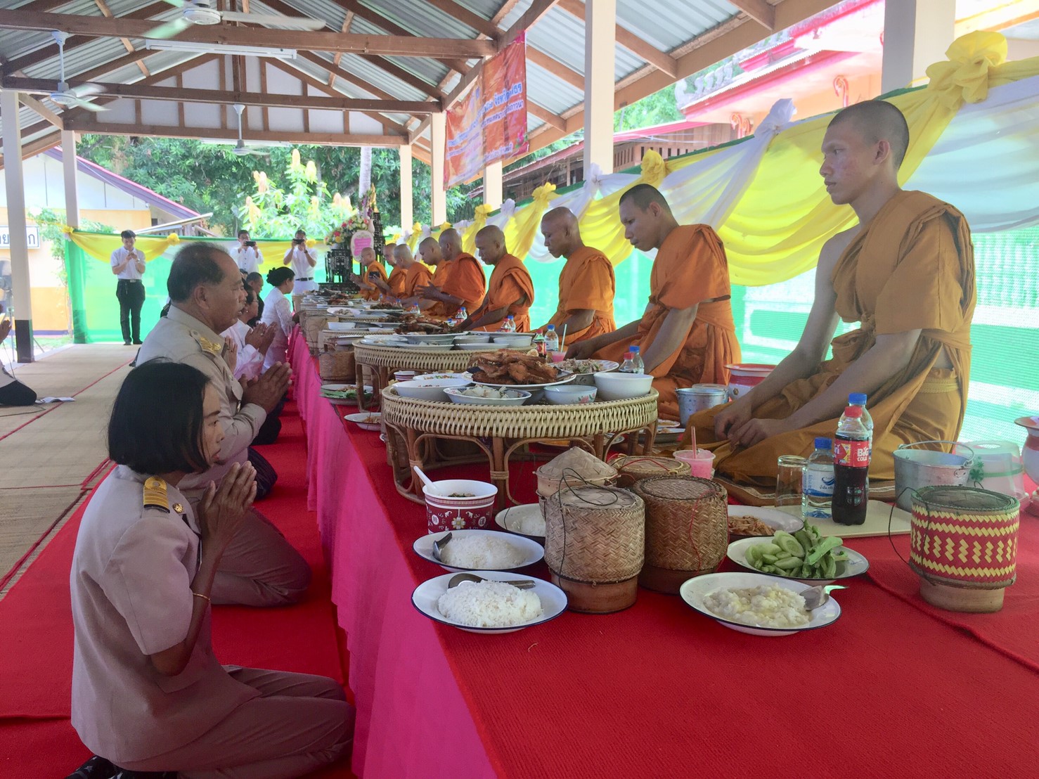 กปภ.สาขายโสธรร่วมโครงการเข้าวัดปฏิบัติธรรมวันธรรมสวนะ จังหวัดยโสธร ประจำปี พ.ศ. 2562