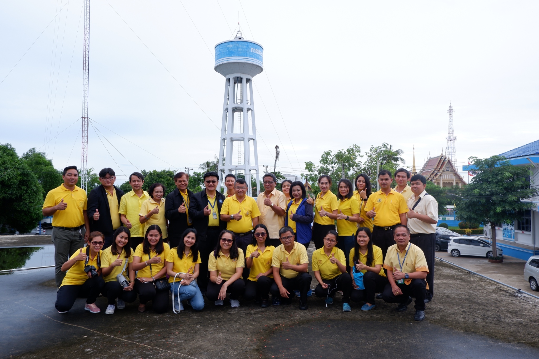 กปภ.สาขาสมุทรสงคราม  ให้การต้อนรับคณะศึกษาดูงานจาก สำนักตรวจสอบ