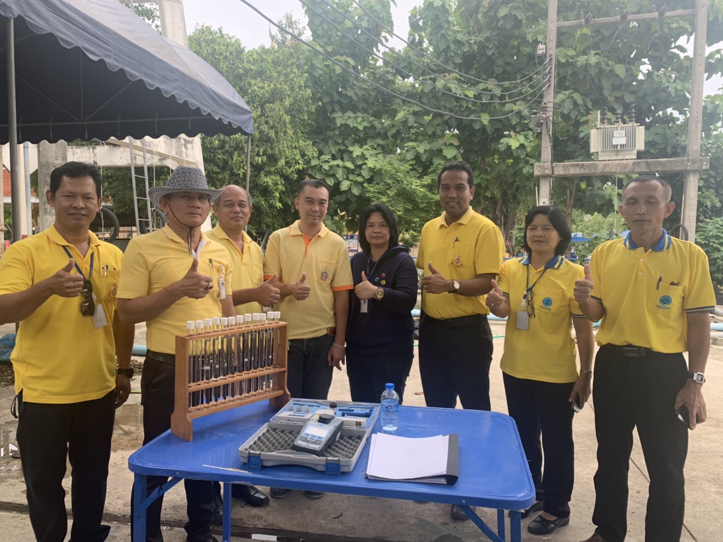 กปภ.สาขาสามพราน ให้ความรู้ระบบประปาและตรวจสอบคุณภาพน้ำให้กับเทศบาลเมืองไร่ขิง ภายใต้ โครงการใส่ใจผู้บริโภค