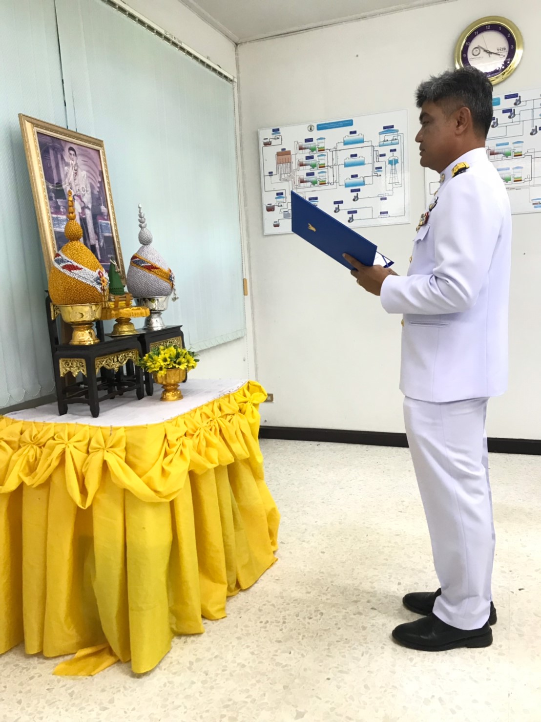 การประปาส่วนภูมิภาคสาขาชุมพร ร่วมถวายสัตย์ปฏิญาณ การเป็นข้าราชการที่ดีต่อสังคม