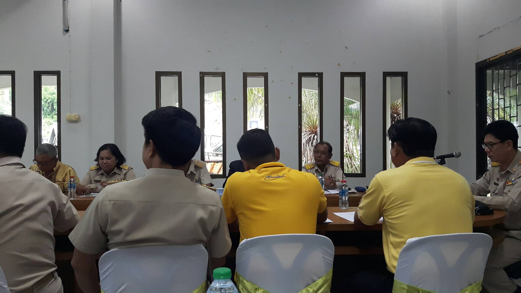 การประปาส่วนภูมิภาคสาขาอ่าวลึก เข้าร่วมประชุมหัวหน้าส่วนราชการ หัวหน้าหน่วยงานรัฐวิสาหกิจ นายกเทศมนตรี นายกองค์การบริหารส่วนตำบล และกำนันทุกตำบล ประจำเดือนสิงหาคม