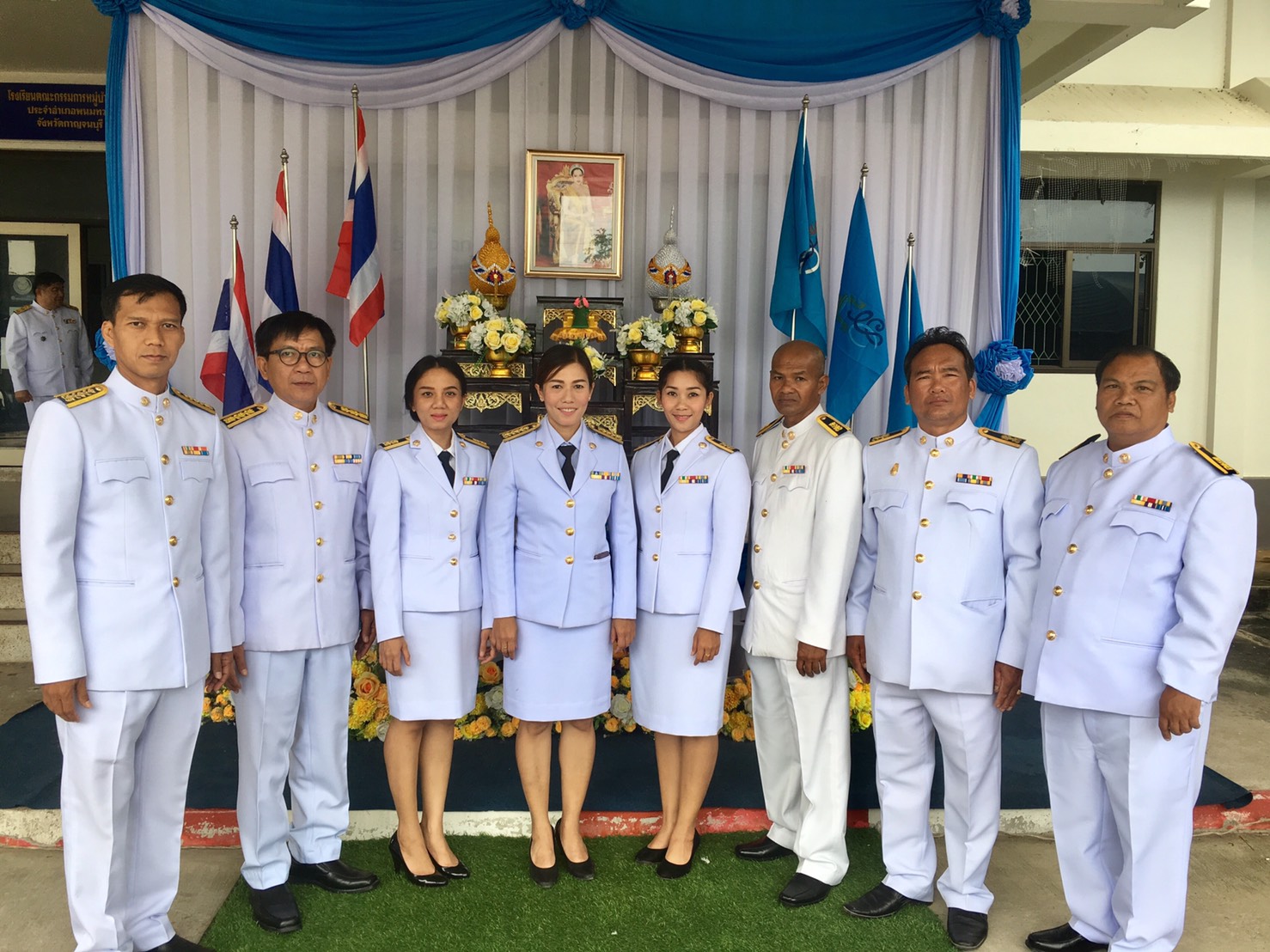 กปภ.สาขาพนมทวน ร่วมกิจกรรมเนื่องในโอกาสวันเฉลิมพระชนมพรรษาสมเด็จพระนางเจ้าสิริกิติ์ พระบรมราชินีนาถ พระบรมราชชนนีพันปีหลวง  ประจำปีพุทธศักราช ๒๕๖๒