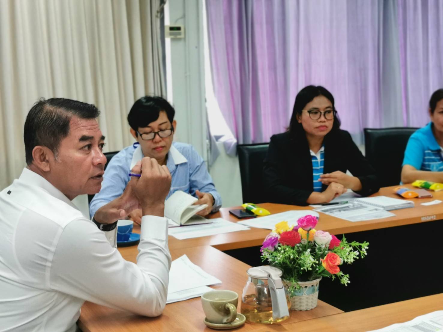 การประปาส่วนภูมิภาคสาขาทุ่งสงดำเนินโครงการสนทนายามเช้า (Morning Talk) ประจำเดือนสิงหาคม 2562