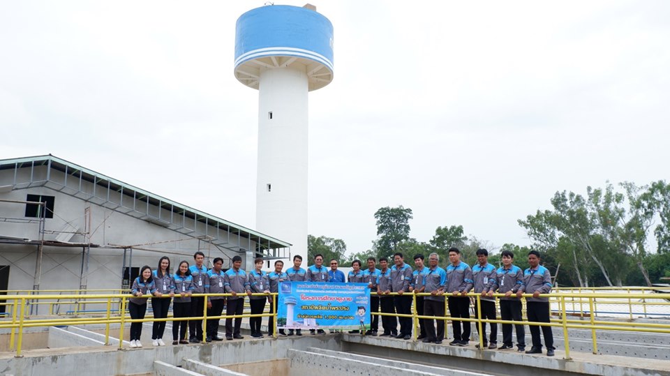 การประปาส่วนภูมิภาค(กปภ.)สาขาอรัญประเทศ เข้าศึกษาดูงานและเยี่ยมชม สถานที่ก่อสร้างสถานีผลิตน้ำพระปรงกำลังการผลิต 1,000 ลบ.ม./ชม. อ.วัฒนานคร จ.สระแก้ว