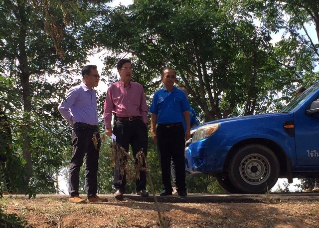 รปก.2 ลงพื้นติดตามสถานการณ์ภัยแล้ง กปภ.สาขาชัยภูมิ 