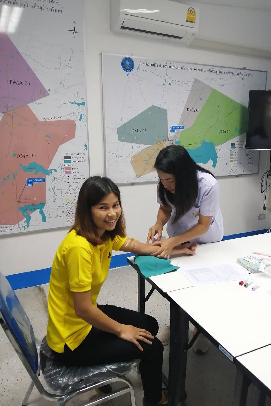 กปภ.สาขาศีขรภูมิจัดกิจกรรมตรวจสุขภาพประจำปี 2562