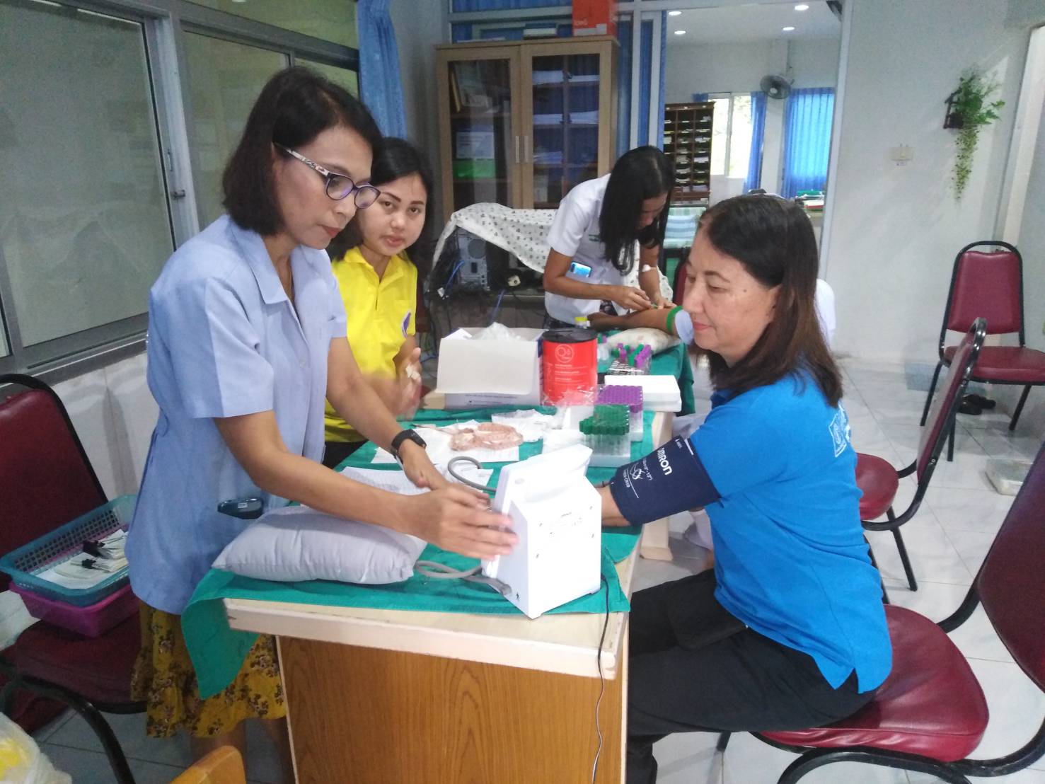 กปภ.สาขาจันดี เข้ารับการตรวจสุขภาพประจำปี 2562