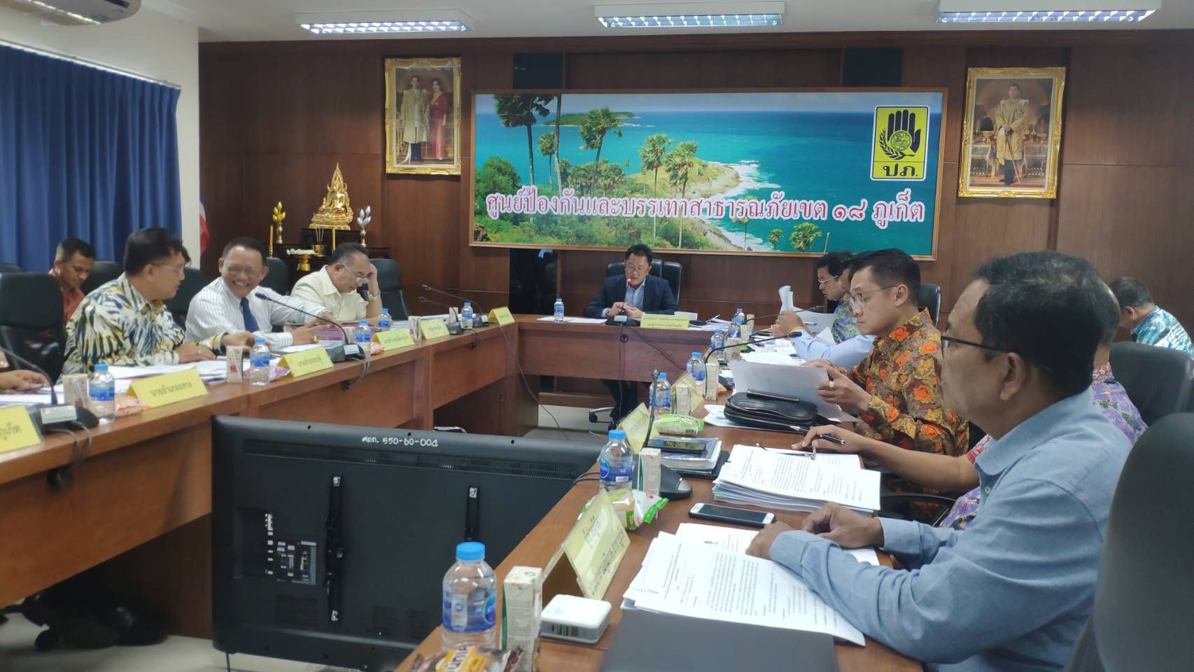 กปภ.สาขาภูเก็ต  เข้าร่วมประชุมคณะทำงานพิจารณาโครงการเพื่อขอรับการจัดสรรงบแก้ไขปัญหาภัยแล้งและอุทกภัยจังหวัดภูเก็ต