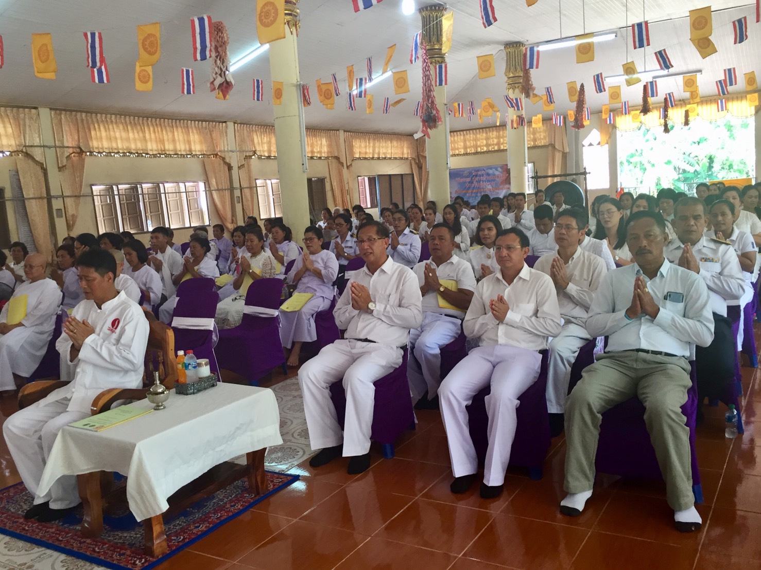 การประปาส่วนภูมิภาคสาขากระบี่  ร่วมกิจกรรมพิธีเจริญพระพุทธมนต์ถวายพระพรชัยมงคลแด่ สมเด็จพระนางเจ้าสิริกิติ์ พระบรมราชินีนาถ พระบรมราชชนนีพันปีหลวง พระบาทสมเด็จพระวชิรเกล้าเจ้าอยู่หัว และสมเด็จพระนางเจ้าฯ พระบรมราชินี