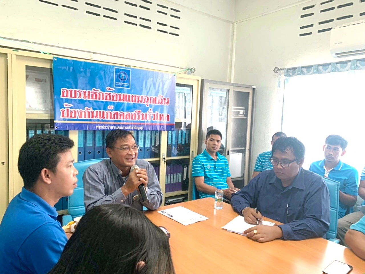 กปภ.สาขาธัญบุรี จัดฝึกอบรมซักซ้อมการใช้งานคลอรีนอย่างปลอดภัย