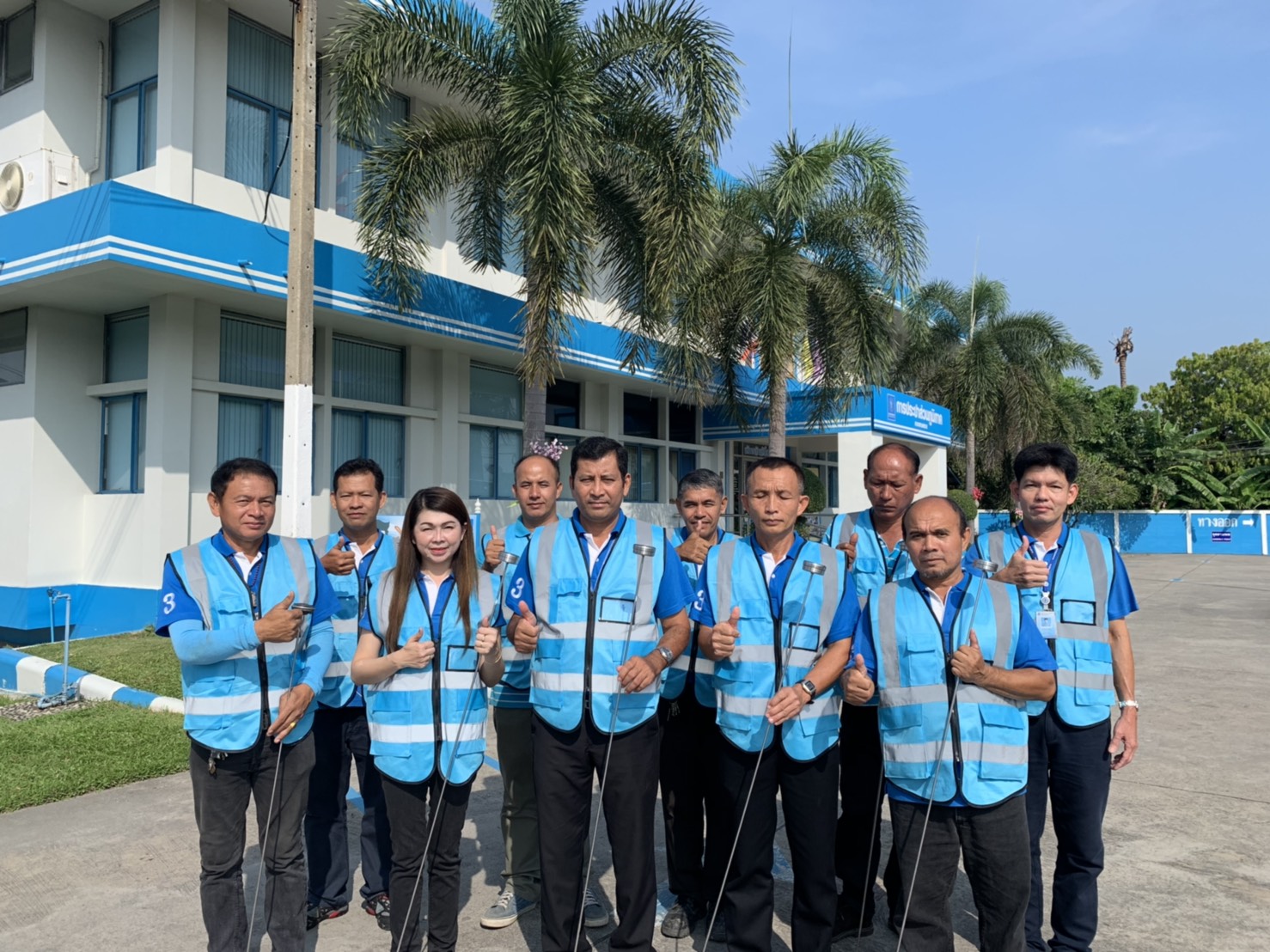 กปภ.สาขาสามพราน ลงพื้นที่สำรวจหาท่อแตก/รั่ว เพื่อลดน้ำสูญเสียและเพิ่มปริมาณน้ำจำหน่าย