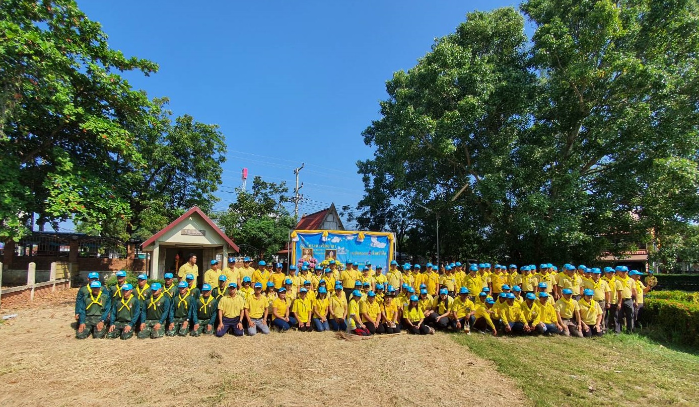 กปภ.สาขาพนมทวน ร่วมกิจกรรมจิตอาสา "ทำความสะอาดและปรับปรุงภูมิทัศน์พระปรางค์วัดทานกัณฑ์ บริเวณรอบศาลพ่อปู่สมิงดำ"