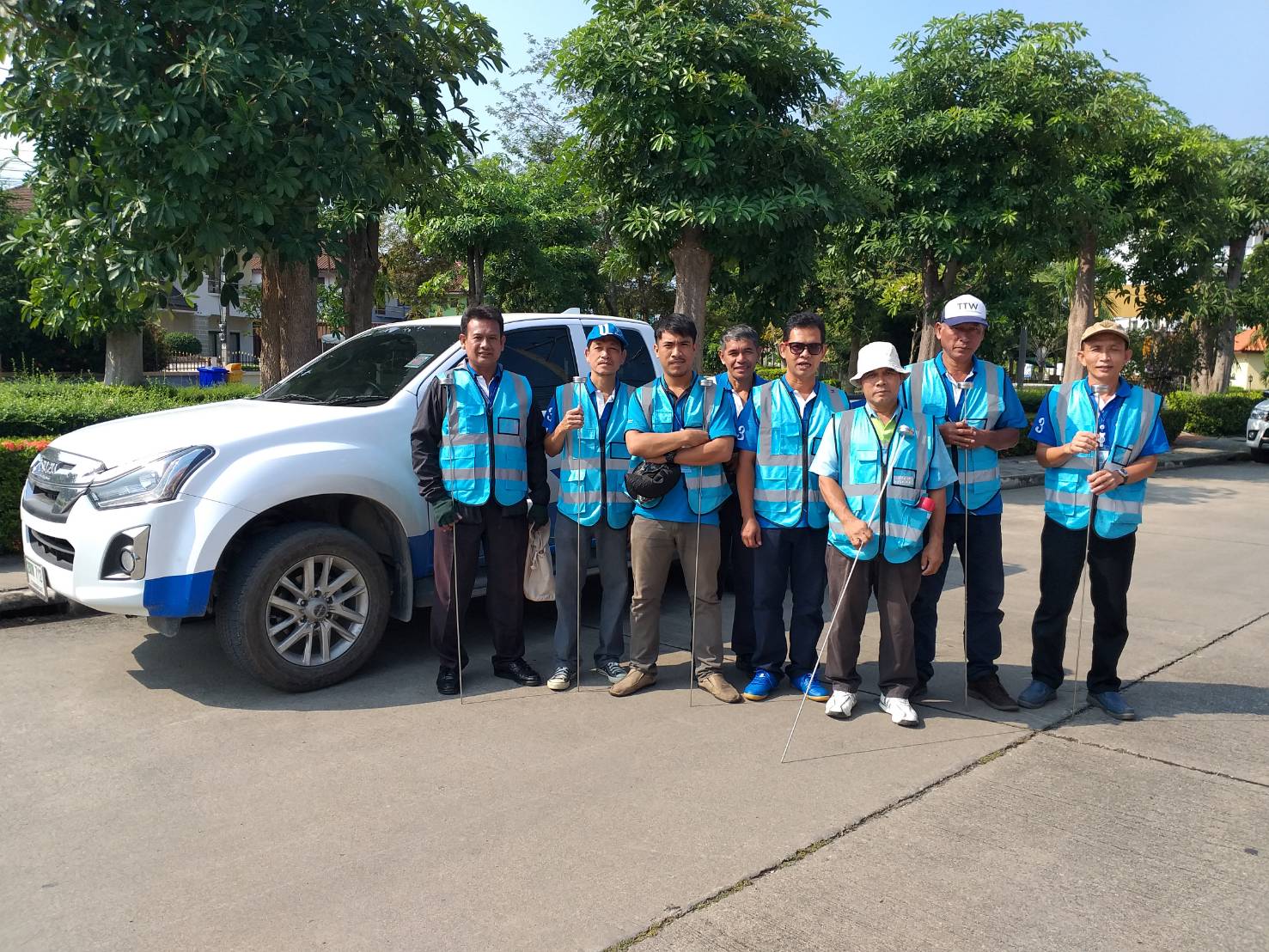 กปภ.สาขาสามพราน ลงพื้นที่สำรวจหาท่อแตก/รั่ว เพื่อลดน้ำสูญเสียและเพิ่มปริมาณน้ำจำหน่าย