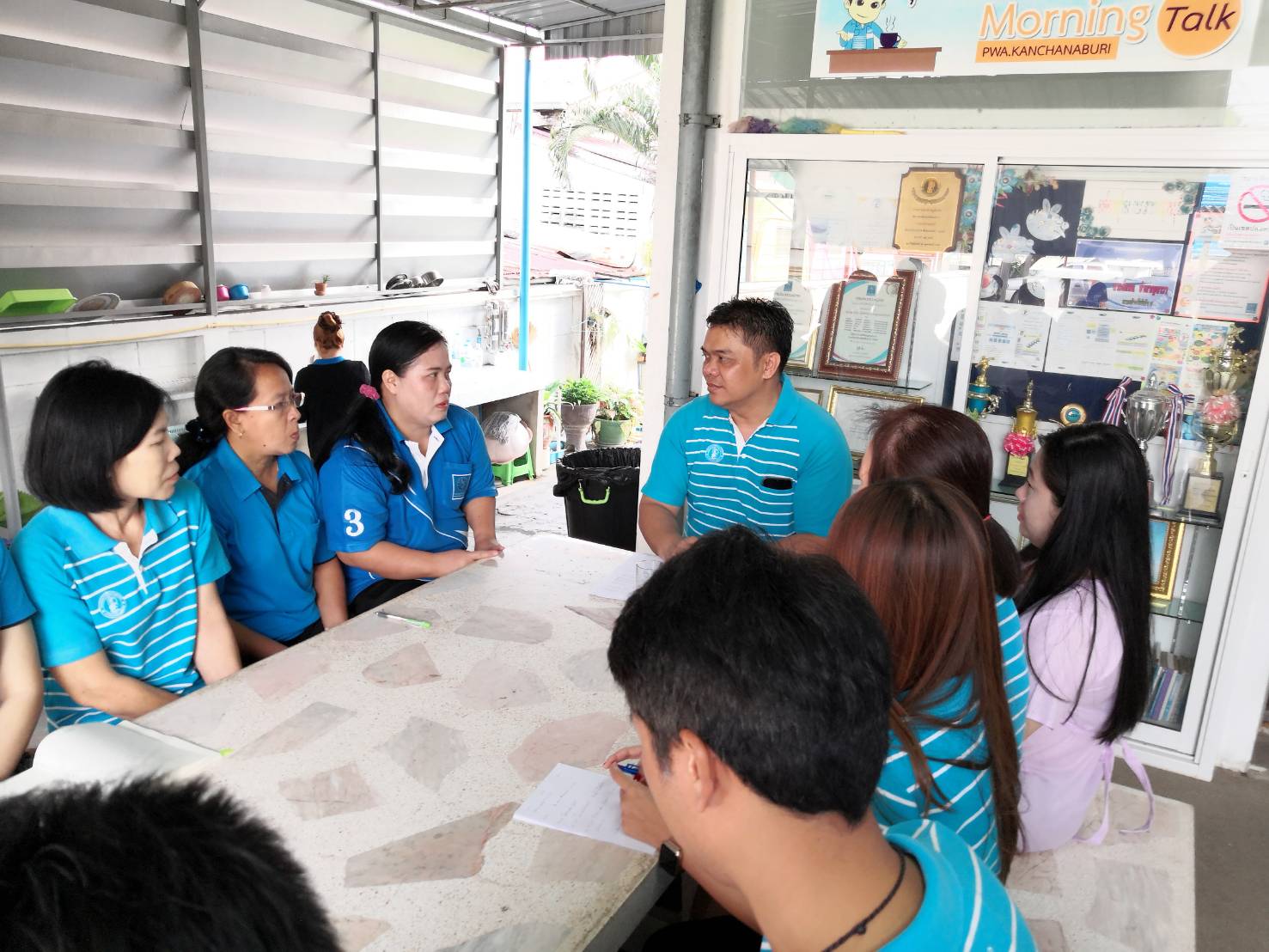 กปภ.สาขากาญจนบุรี จัดกิจกรรม Morning Talk ครั้งที่ 2/2563