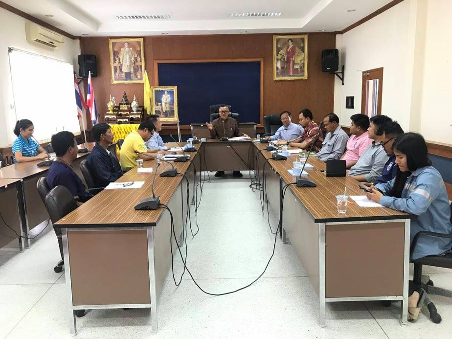 การประปาส่วนภูมิภาค สาขาตะกั่วป่า เข้าร่วมประชุมแก้ไขปัญหาการก่อสร้างถนน หมายเลข 4  สายอำเภอตะกั่วป่า  อำเภอท้ายเหมือง