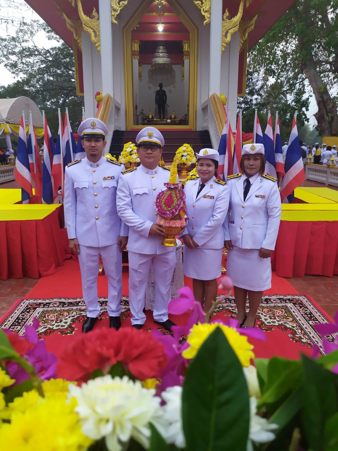 กปภ.สาขาปราจีนบุรี เข้าร่วมพิธีถวายราชสักการะพระบรมราชานุสาวรีย์พระนเรศวรมหาราชมณฑลทหารบกที่ 12