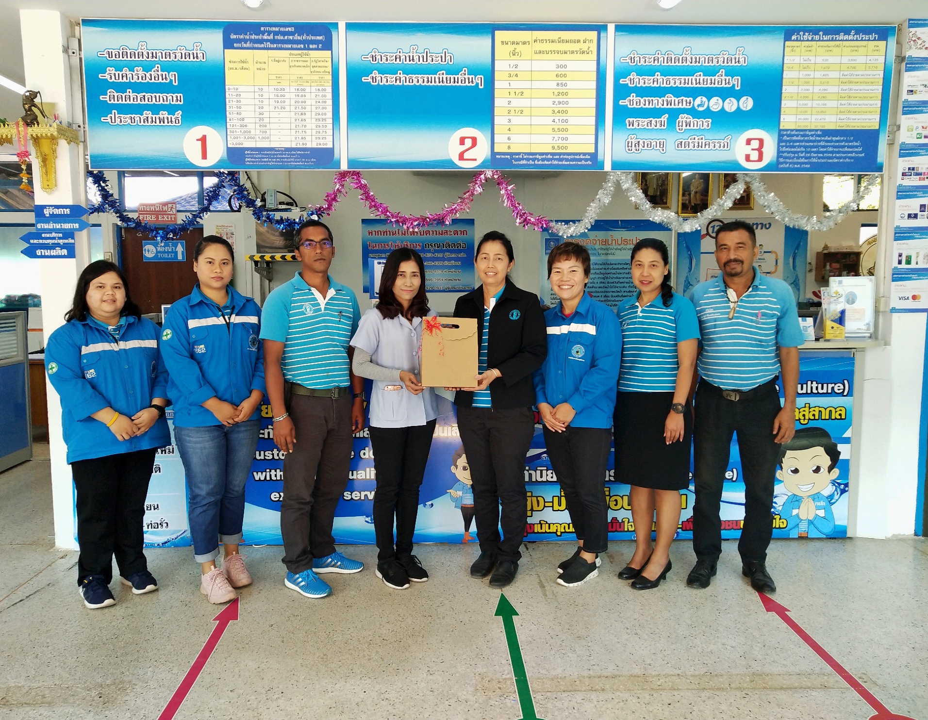 งานควบคุมคุณภาพน้ำ ร่วมกับการประปาส่วนภูมิภาคสาขาอ่าวลึก และเจ้าหน้าที่สาธารณสุขจังหวัดกระบี่ ร่วมเก็บตัวอย่างน้ำโครงการ Water is Life ประจำปีงบประมาณ 2563