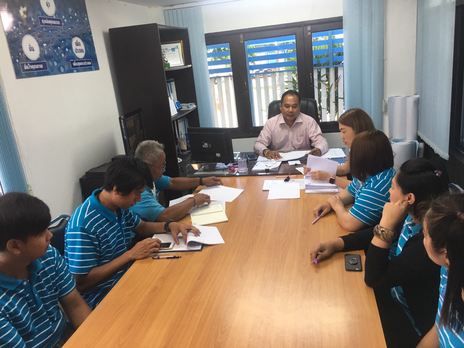 กปภ.สาขาปากน้ำประแสร์ จัดกิจกรรมสนทนายามเช้า Morning Talk