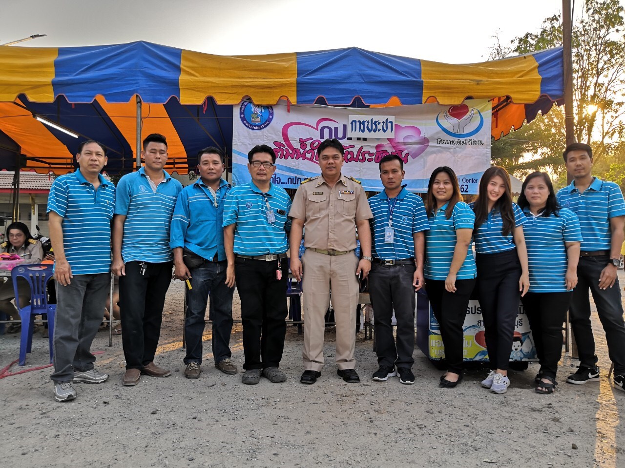 กปภ.สาขากาญจนบุรี ออกหน่วยให้บริการประชาชน