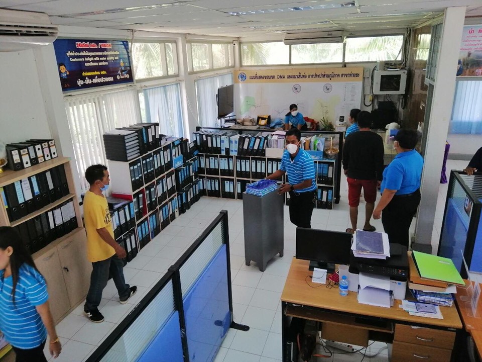 การประปาส่วนภูมิภาคสาขาท่าแซะ จัดกิจกรรม Big Cleaning Day ตามมาตรการป้องกัน COVID - ๑๙