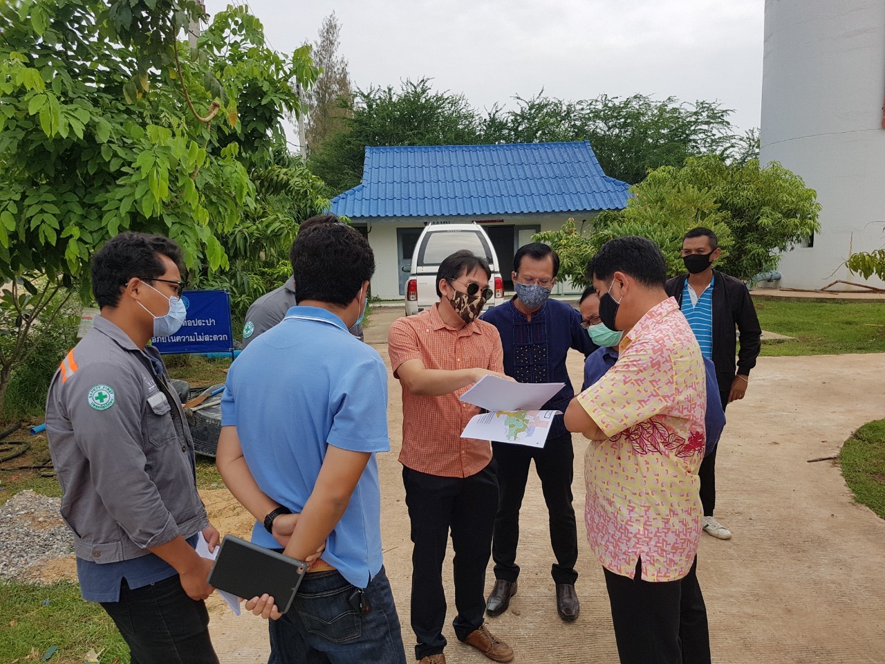 การประปาส่วนภูมิภาคเขต 6 ลงพื้นที่สถานีจ่ายน้ำบ้านเป็ด กปภ.สาขาขอนแก่น(ชั้นพิเศษ) เพื่อติดตามการแก้ไขปัญหาน้ำประปาไหลอ่อน และไม่ไหลบางเวลาในพื้นที่จ่ายน้ำเทศบาลตำบลสาวะถี และเทศบาลตำบลบ้านทุ่ม อ.เมือง จ.ขอนแก่น 