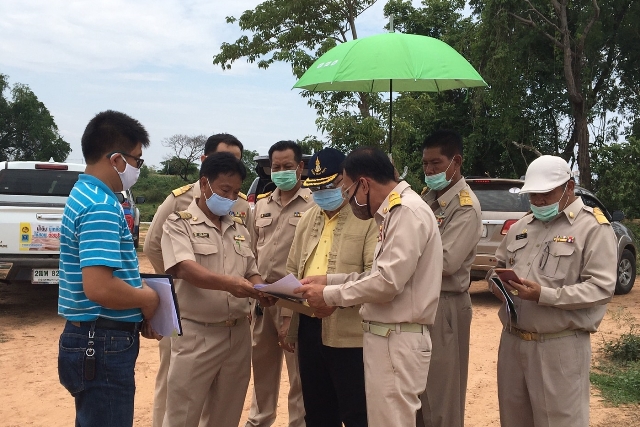 ผอ.กปภ.ข.6 ลงพื้นที่โรงสูบน้ำแรงต่ำหนองทุ่ม อ.หนองเรือ ร่วมวางแผนแก้ไขสถานการณ์ภัยแล้ง 
