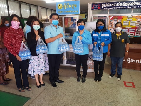การประปาส่วนถูมิภาคสาขาทุ่งสง  ปันสุข ปันน้ำใจ คืนสู่ชุมชน ผ่านตู้ปันสุข