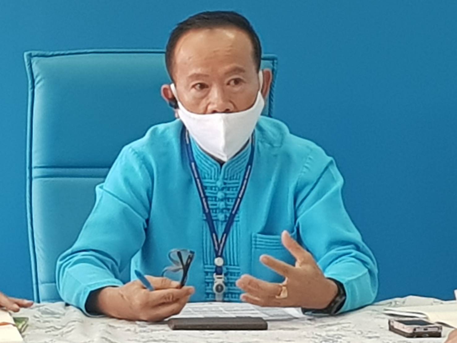 นายขวัญชัย กิจกอบชัย ผจก.กปภ.(พ) สาขาพระนครศรีอยุธยา นำพนักงานในสังกัด จัดกิจกรรมสนทนายามเช้า"Morning Talk" ครั้งที่ 8/2563