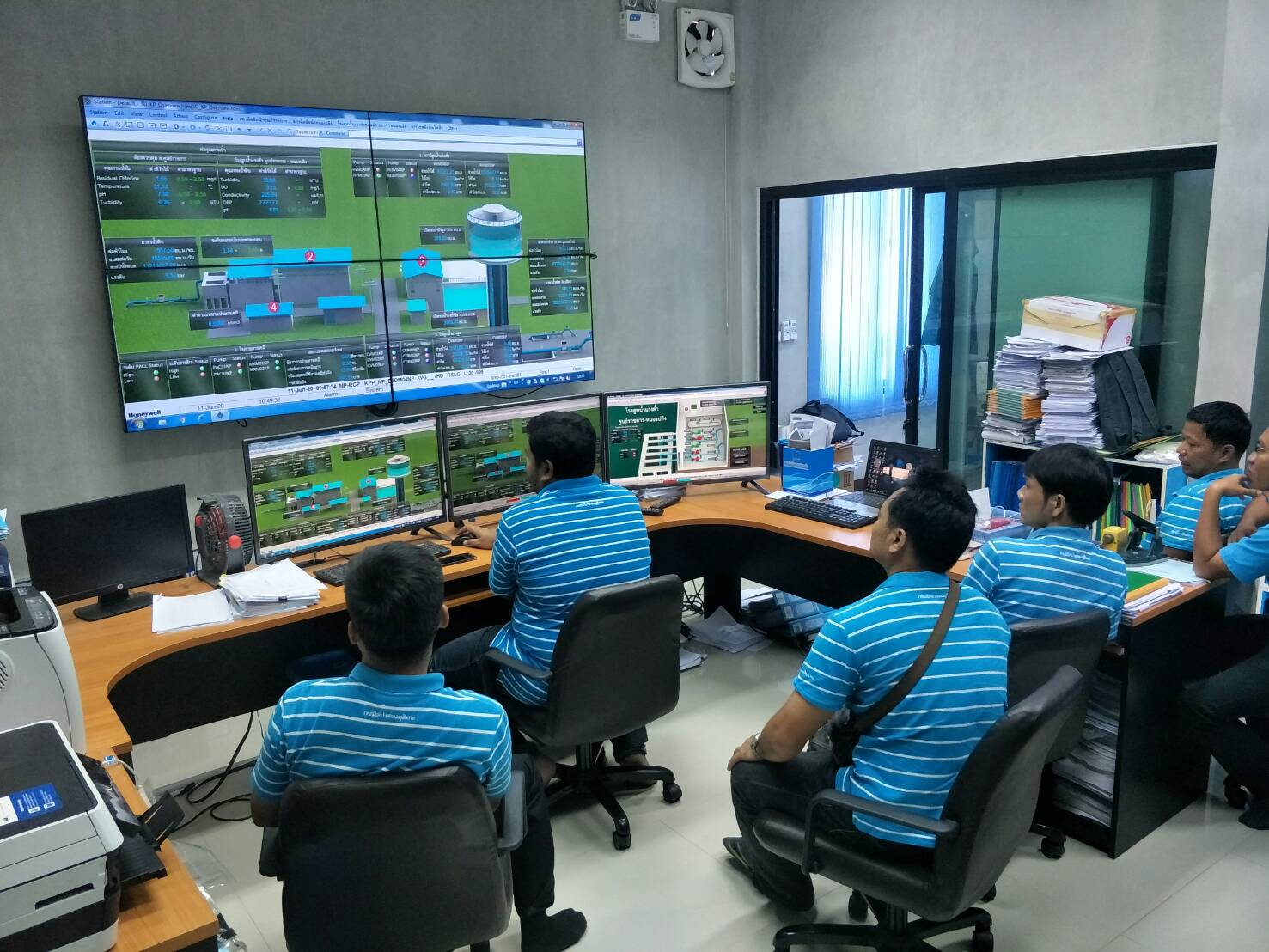 การประปาส่วนภูมิภาคสาขากำแพงเพชร ให้การต้อนรับคณะศึกษาดูงานจาก กปภ.สาขาพยุหะคีรี เข้าศึกษาดูงานระบบการผลิตน้ำประปา ณ โรงกรองน้ำศูนย์ราชการจังหวัดกำแพงเพชร