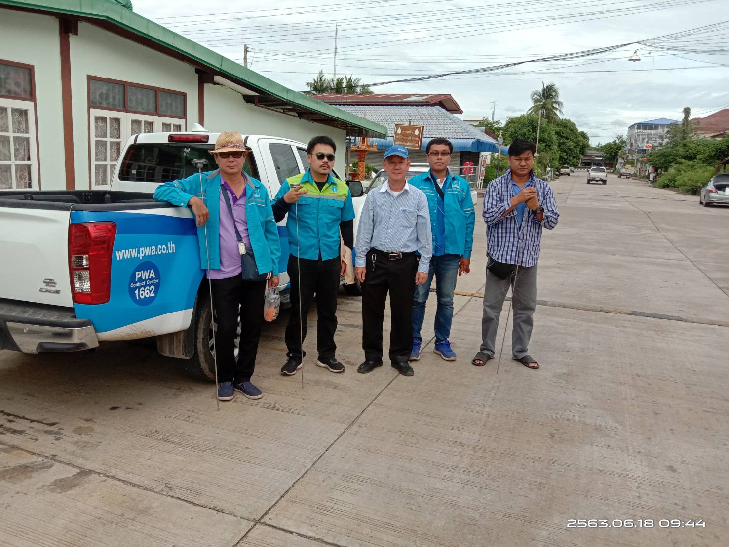 การประปาส่วนภูมิภาคสาขาด่านช้าง ออกหาน้ำสูญเสีย