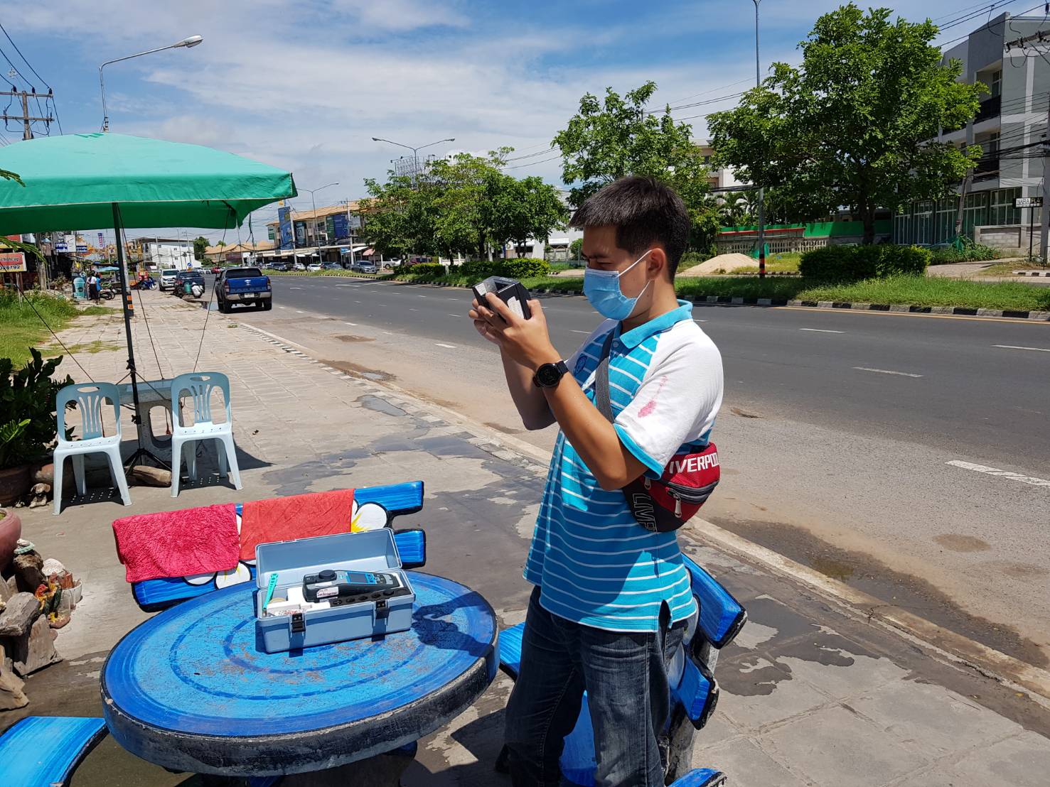 กปภ.สาขามหาสารคาม เฝ้าระวังคุณภาพน้ำในระบบจำหน่ายตามโครงการจัดการน้ำสะอาด (water safety plan)