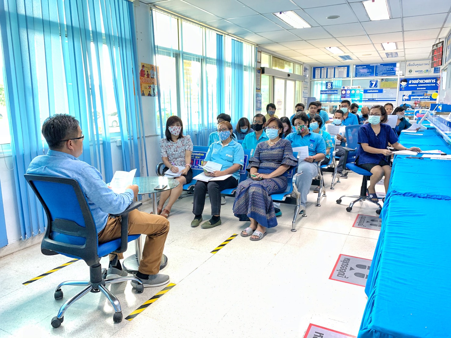 กปภ.สาขาปทุมธานี จัดกิจกรรม  Morning Talk ประจำเดือนสิงหาคม พ.ศ. 2563
