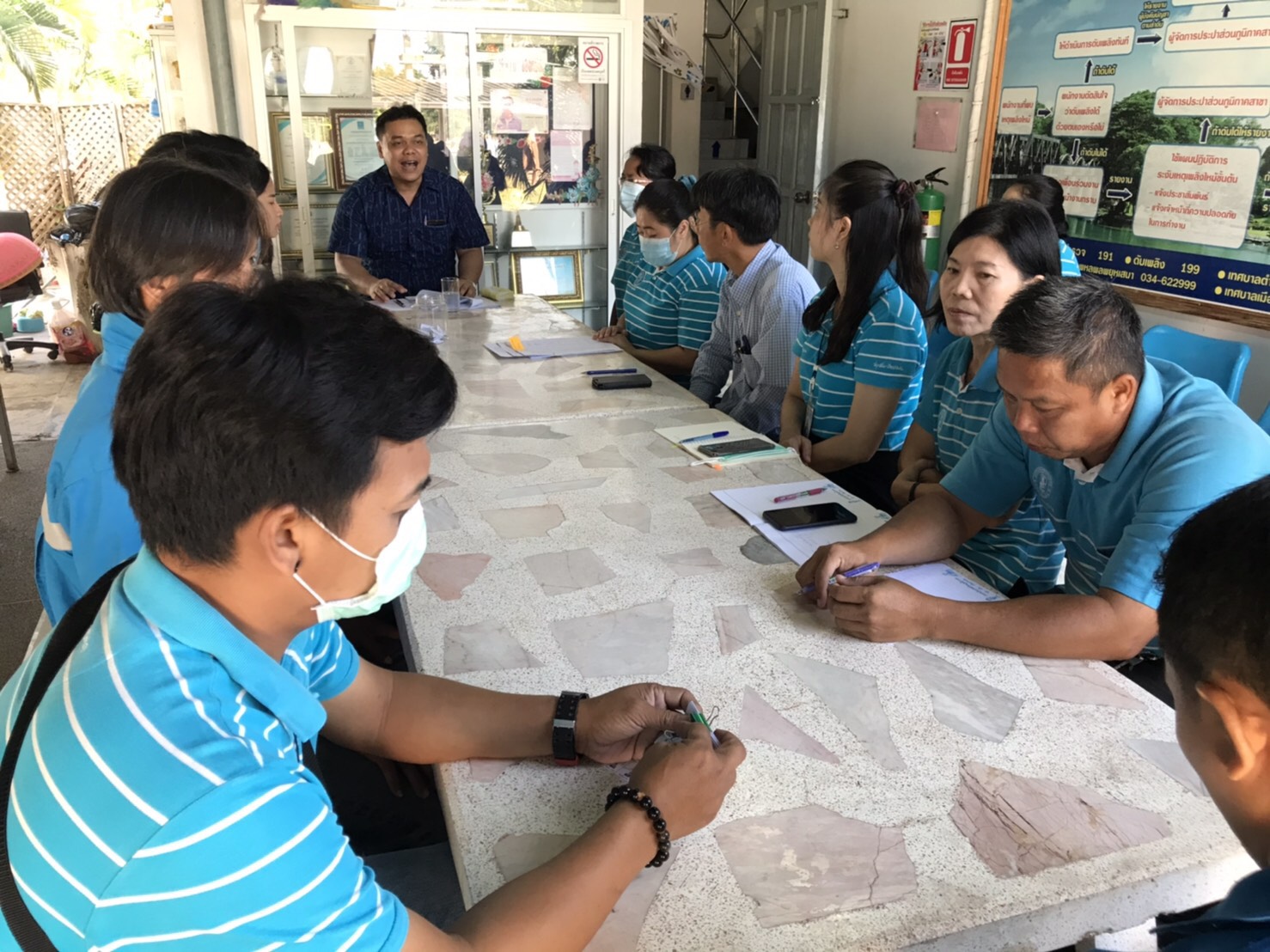 กปภ.สาขากาญจนบุรีจัดกิจกรรม Morning Talk ครั้งที่ 12/2563
