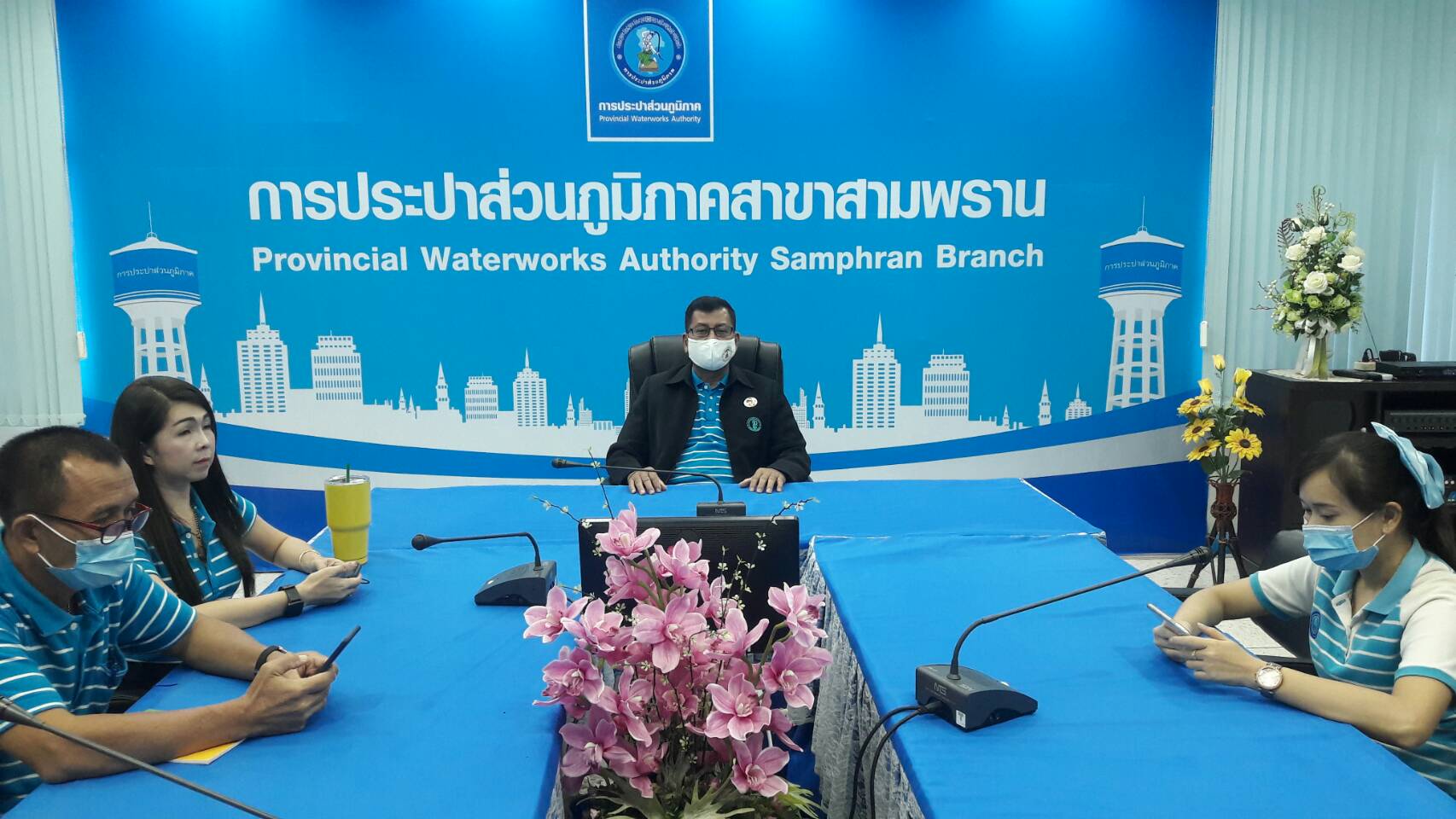 กปภ.สาขาสามพราน จัดOn The Job Training (OJT)การวิเคราะห์น้ำสูญเสีย และระบบติดตามมาตรวัดน้ำ