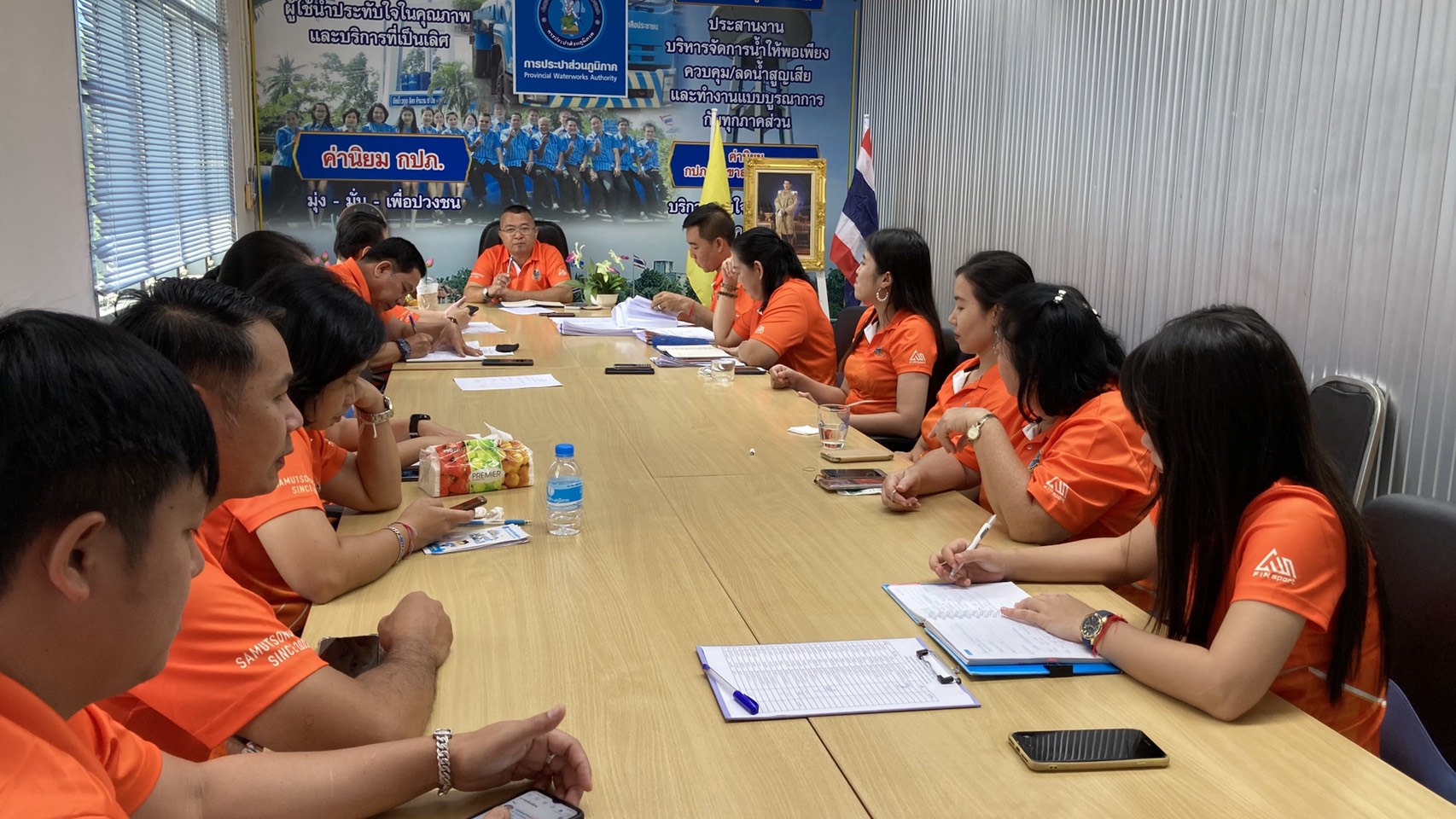 กปภ.สาขาสมุทรสงคราม จัดกิจกรรม Morning Talk สนทนายามเช้า ประจำเดือน กันยายน2563