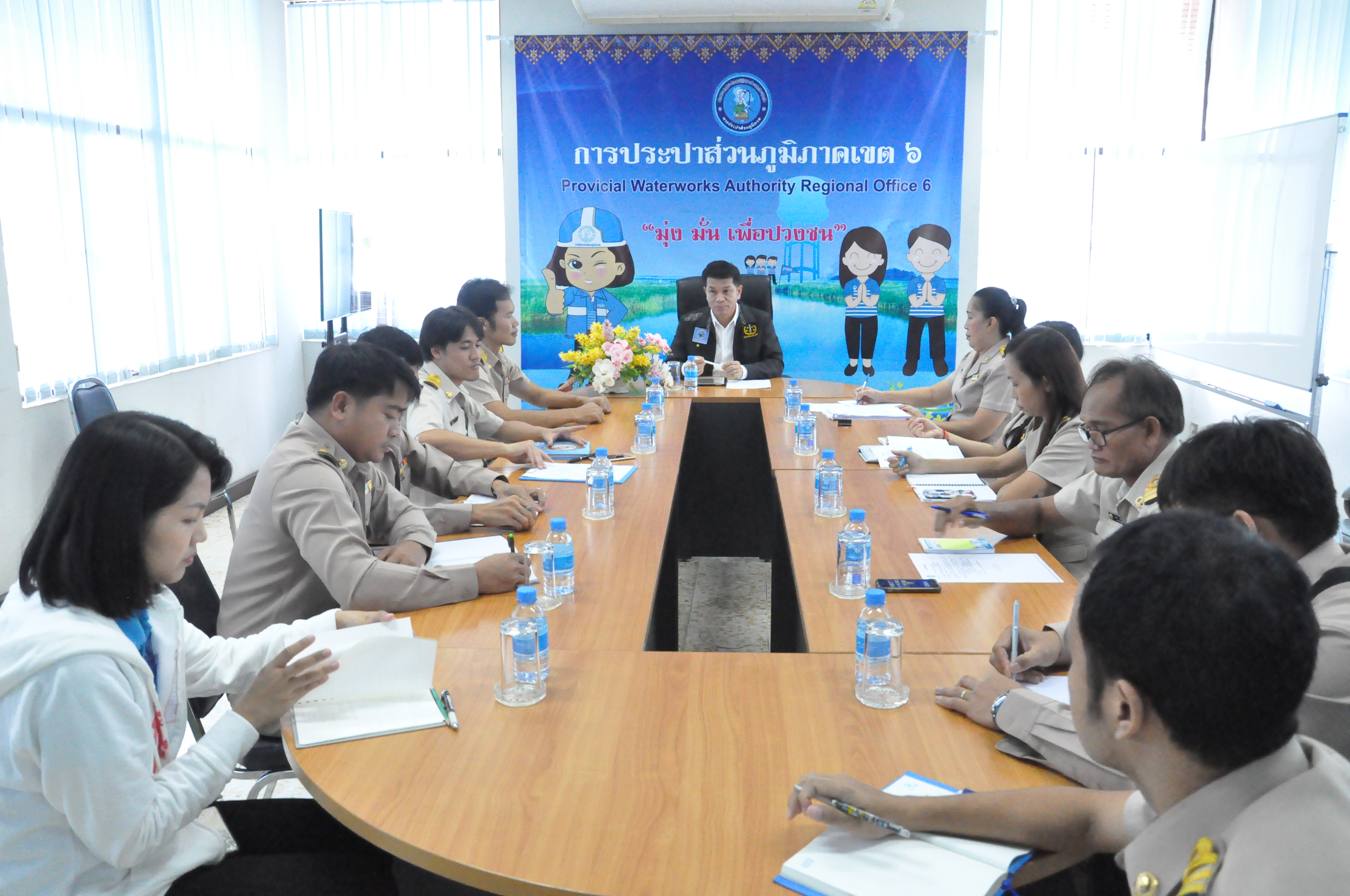 คณะกรรมการความปลอดภัย อาชีวอนามัย  และสภาพแวดล้อมในการทำงาน การประปาส่วนภูมิภาคเขต 6 จัดประชุมประจำเดือนกันยายน 2563 วางมาตรการเชิงรุก เพื่อความปลอดภัย อาชีวอนามัย  และสภาพแวดล้อมในการทำงาน ตลอดจนสวัสดิภาพในการปฏิบัติหน้าที่ของพนักงานในสังกัด