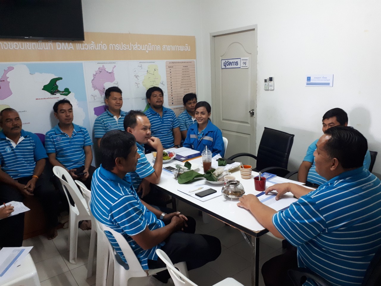 การประปาส่วนภูมิภาคสาขาเกาะพะงัน จัดกิจกรรมสนทนายามเช้า (Morning Talk) ครั้งที่ 12/2563 ประจำเดือน กันยายน 2563