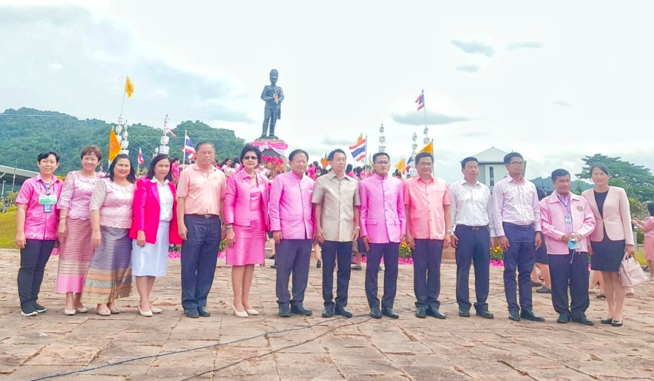 การประปาส่วนภูมิภาคสาขาทุ่งสง ร่วมกิจกรรมเทิดพระเกียรติสมเด็จพระจุลจอมเกล้าเจ้าอยู่หัว สถิตฟ้า สถิตไทย พระปิยะมหาราช