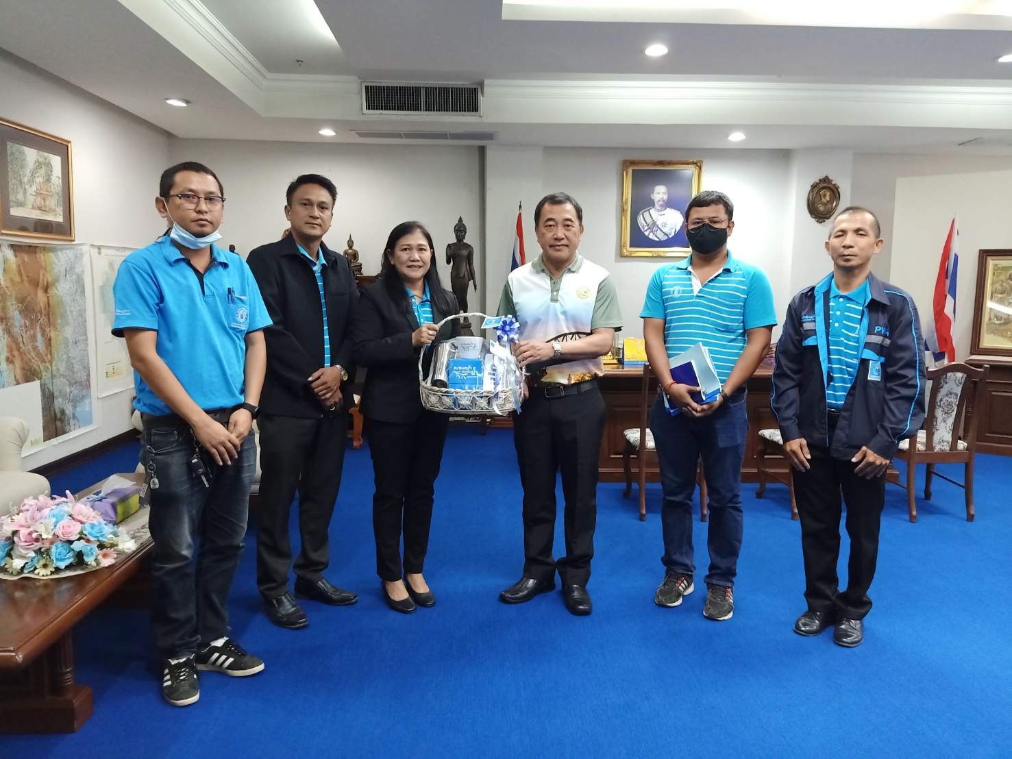 กปภ.สาขากาญจนบุรี ร่วมเข้าพบผู้ว่าราชการจังหวัดกาญจนบุรี
