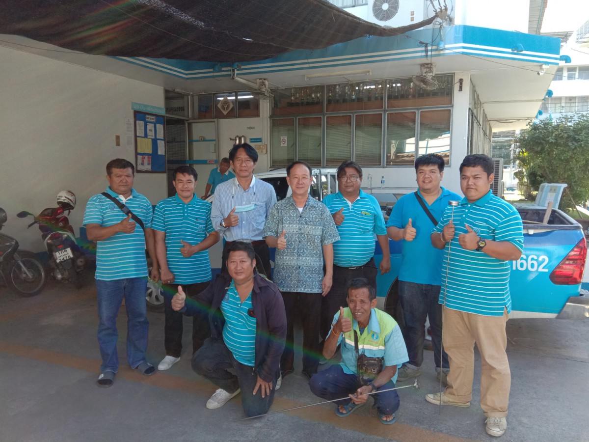 การประปาส่วนภูมิภาคสาขาสุพรรณบุรี ออกหาน้ำสูญเสียครั้งที่ 4/2564