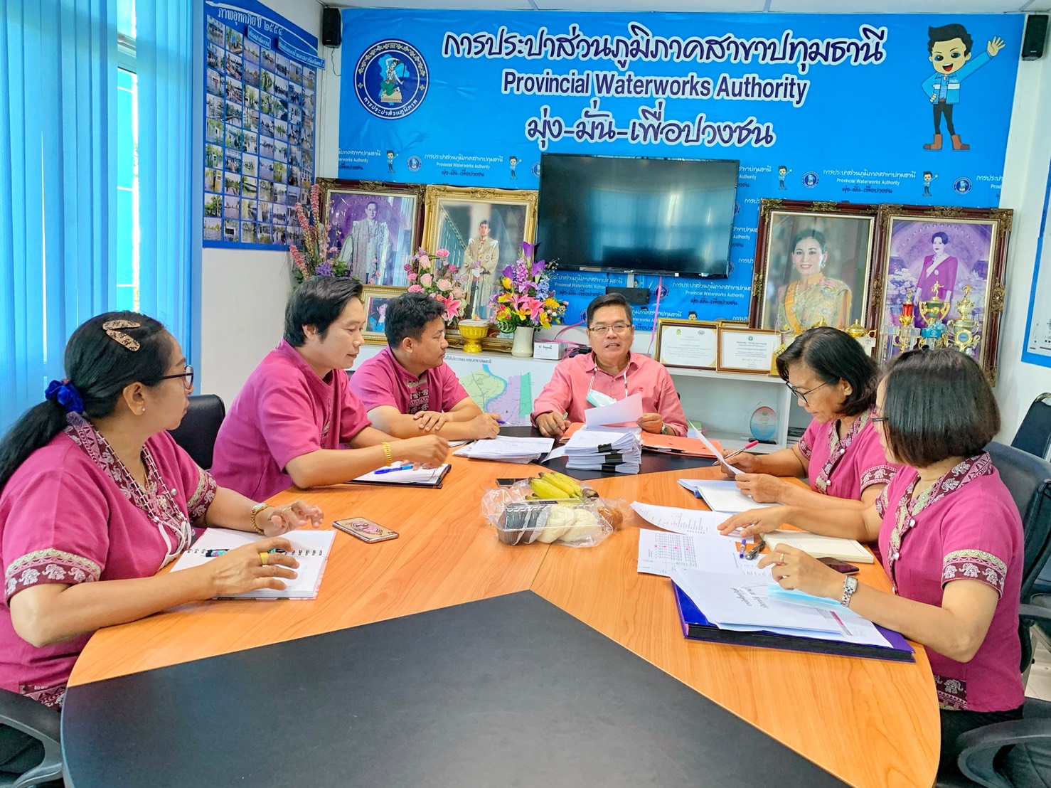 กปภ.สาขาปทุมธานี จัดกิจกรรม  Morning Talk ประจำเดือนพฤศจิกายน พ.ศ. 2563