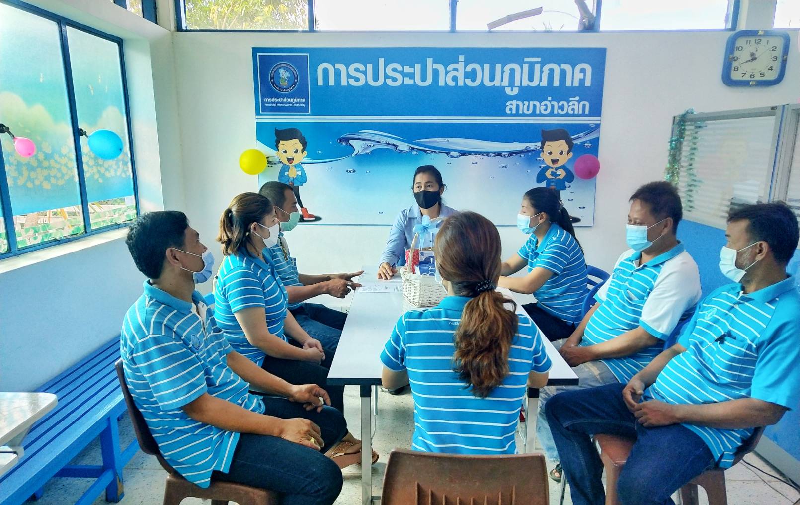 การประปาส่วนภูมิภาคสาขาอ่าวลึก ร่วมจัดกิจกรรมสนทนายามเช้า Morning Talk ครั้งที่4/64