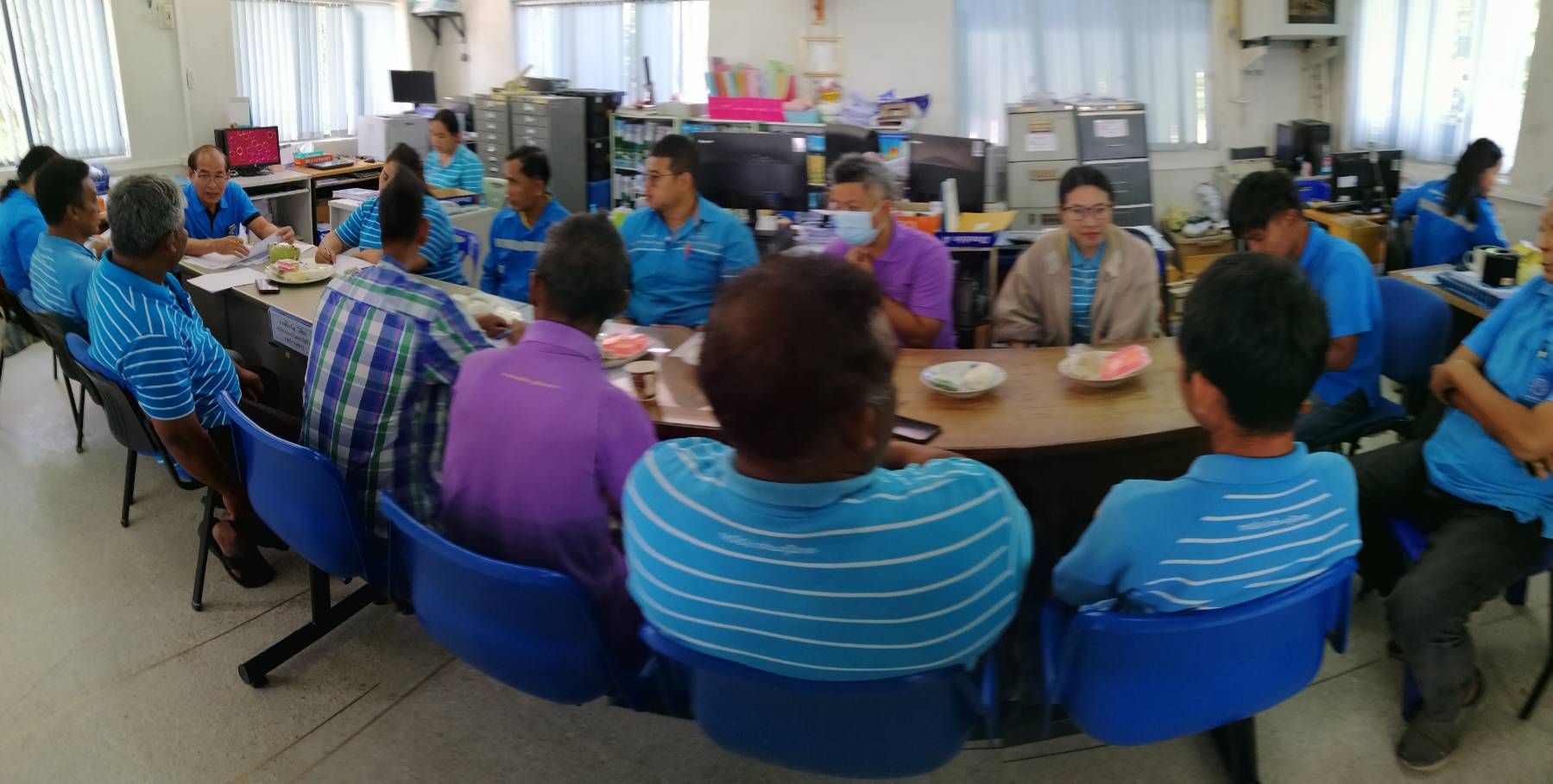 กปภ.สาขาจันดี ร่วมจัดกิจกรรมสนทนายามเช้า Morning Talk ประจำเดือน ตุลาคม 2563