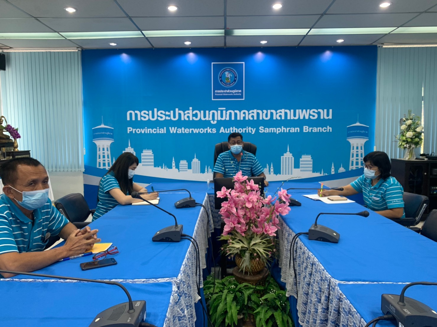 กปภ.สาขาสามพราน จัดกิจกรรม Morning Talk ประจำเดือน มกราคม 2564