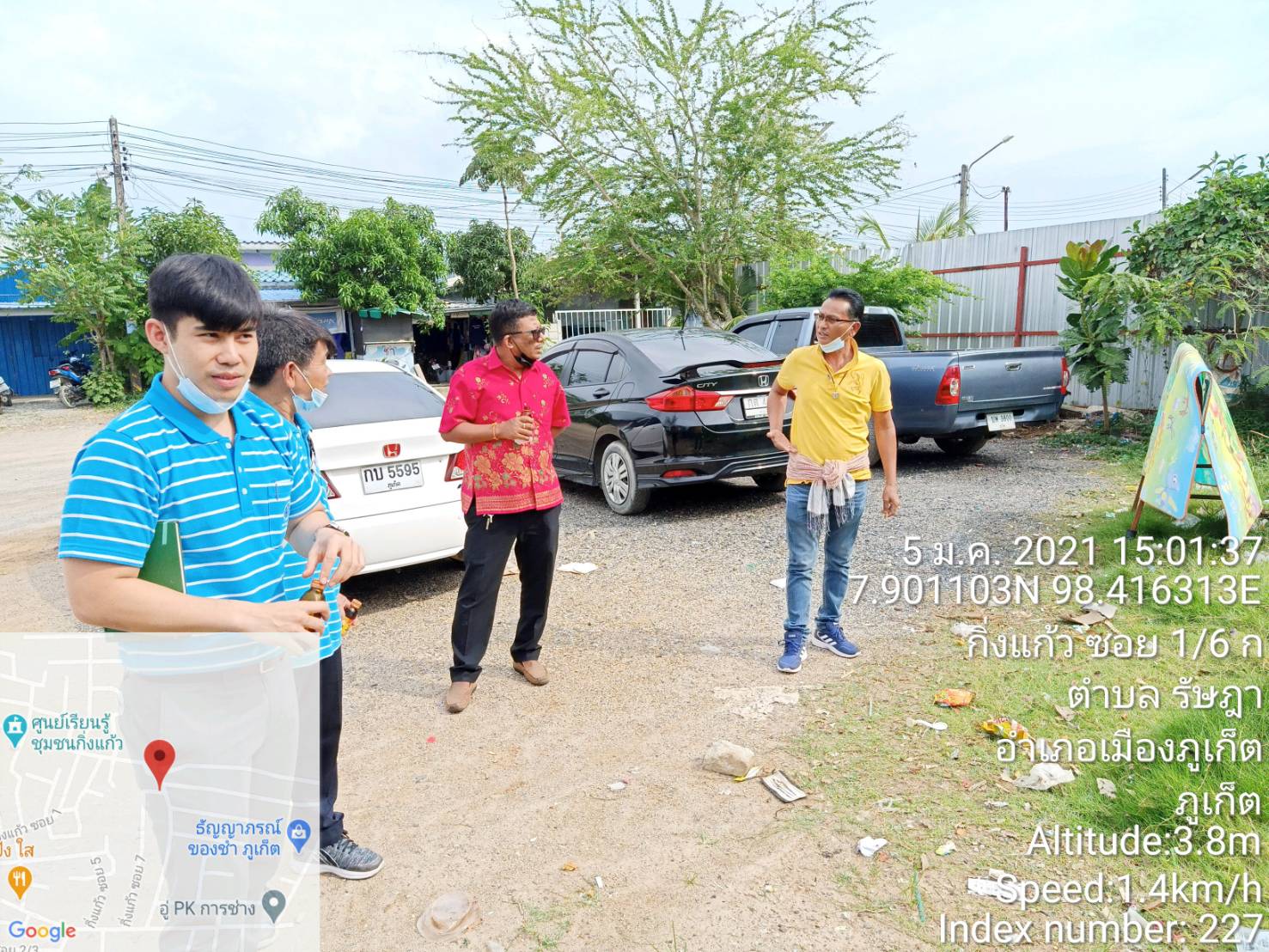 กปภ.สาขาภูเก็ต ลงพื้นที่บริเวณชุมชนกิ่งแก้ว ต.รัษฎา อ.เมืองภูเก็ต จ.ภูเก็ต