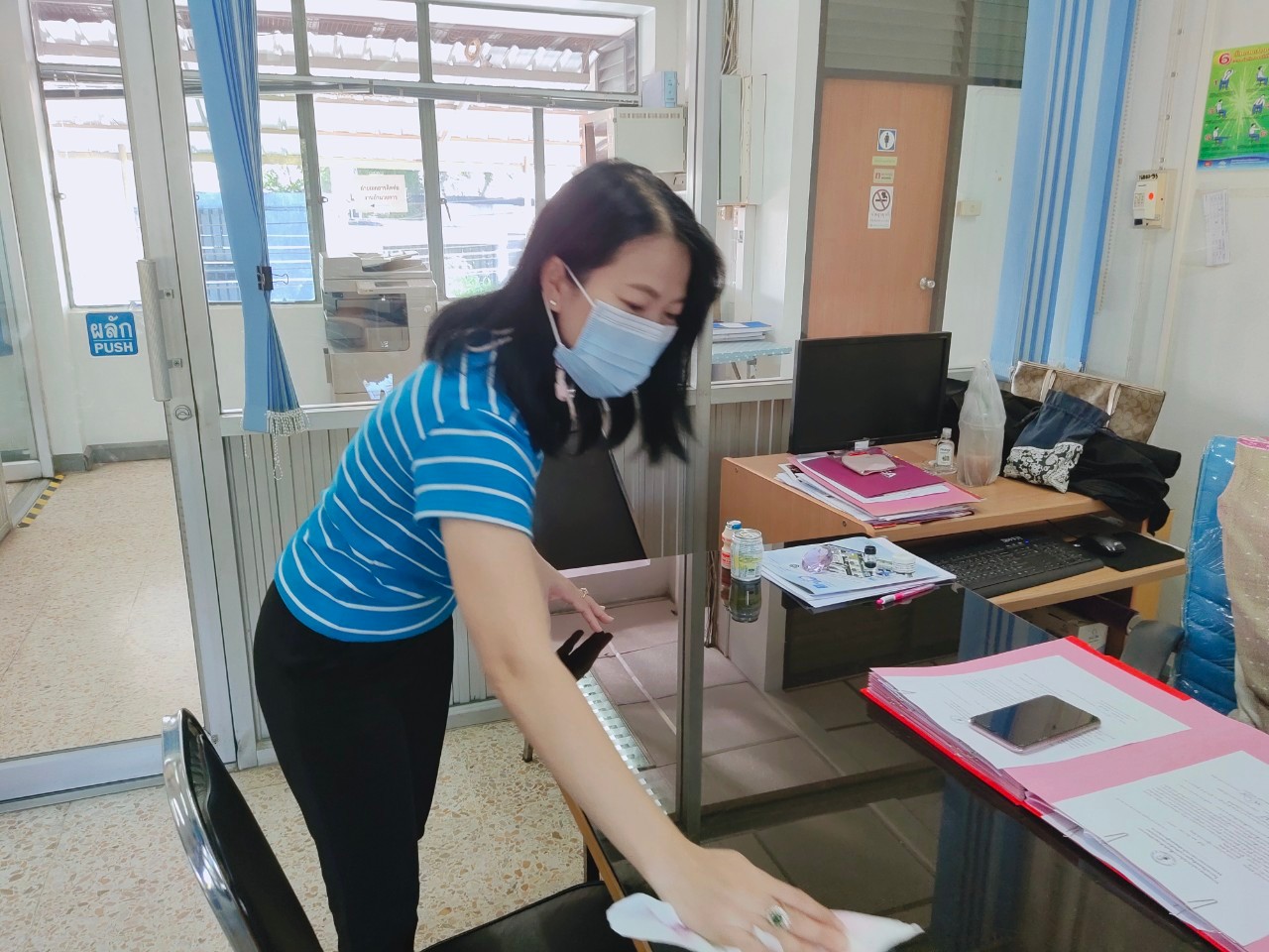 กปภ.สาขาอุบลราชธานี ดำเนินการตามมาตรการการเฝ้าระวัง ป้องกัน ลดความเสี่ยงการแพร่ระบาดและควบคุมโรคติดต่อเชื้อไวรัสโคโรนา-2019 (COVID  19)