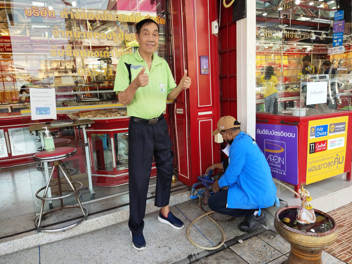 กปภ.สาขากำแพงเพชร จัดส่งมิสเตอร์ประปาให้บริการลูกค้า