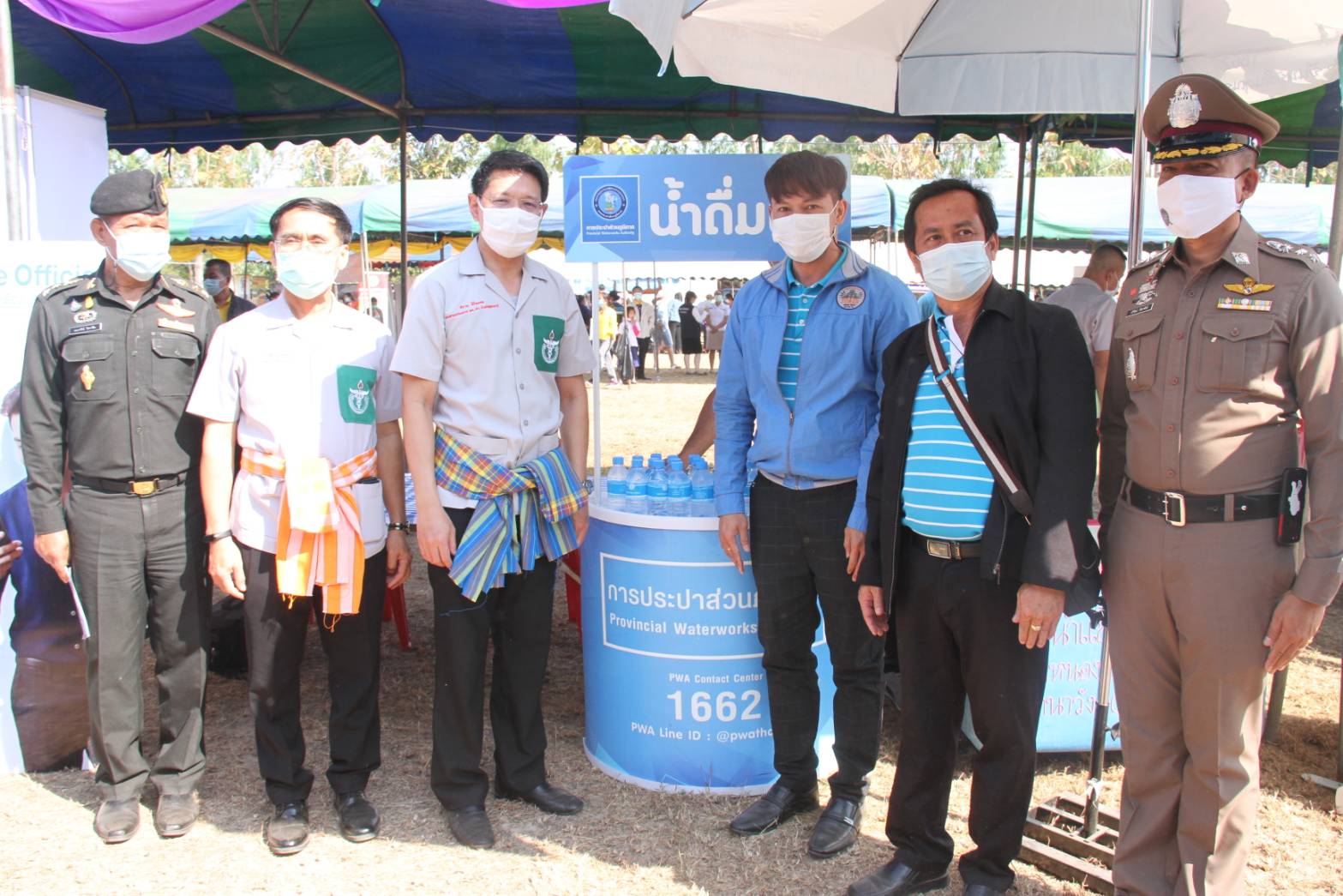 กปภ.ข.7 และ กปภ.สาขาบ้านดุง ร่วมกับจังหวัดอุดรธานี จัดกิจกรรมในโครงการจังหวัดเคลื่อนที่ ประจำปีงบประมาณ พ.ศ.2564