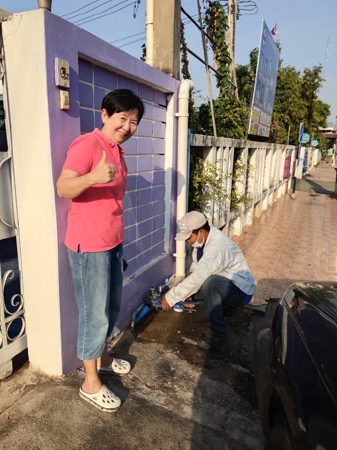 กปภ.สาขากำแพงเพชร จัดส่งมิสเตอร์ประปาให้บริการประชาชน