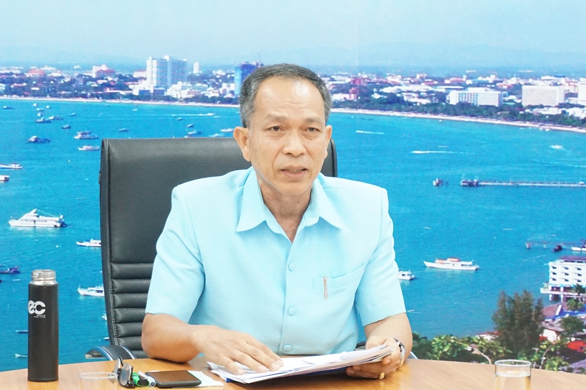 กปภ.สาขาพัทยา (พ) ประชุมทางไกลวิดีโอคอนเฟอเรนซ์ (Video Conference) ร่วมกับ ผวก.กปภ.